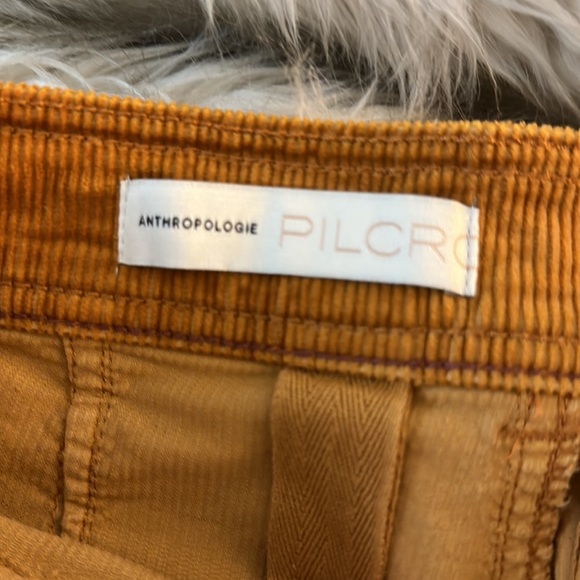 Pilcro High Rise Bootcut Corduroy Pants Deep Gold - Picture 3 of 5